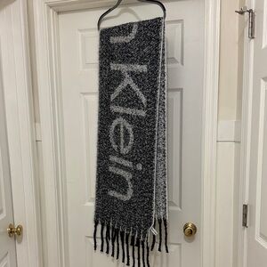 Calvin Klein Monochrome Logo Scarf